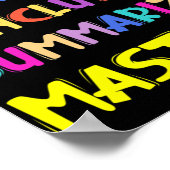 結論マスター先生の要約試験日 ポスター (角)