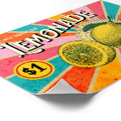 絞りたてのレモネード ポスター (角)