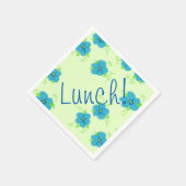 絞りたての色あせたライム スタンダードカクテルナプキン (角)