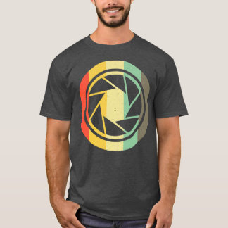 絞りカメラレンズ撮影機 Tシャツ