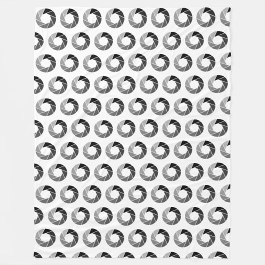 絞りパターン – トーン フリースブランケット (正面)