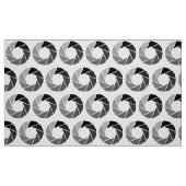 絞りパターン – 白のトーン ファブリック (ファットクウォーター)