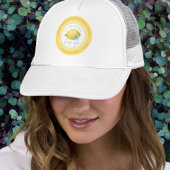 絞り取られたレモンのトラッカー ハット