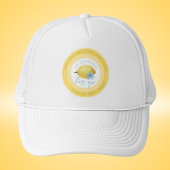 絞り取られたレモンのトラッカー ハット