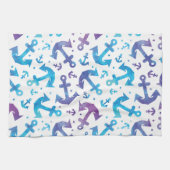 絞り染めいかりパターン2 キッチンタオル (横)