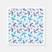 絞り染めいかりパターン スタンダードカクテルナプキン (正面)