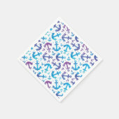 絞り染めいかりパターン スタンダードカクテルナプキン (角)