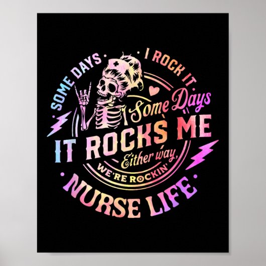 絞り染めいくつかの日私はそれをロックいくつかの日私をロック ポスター (正面)