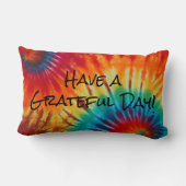 絞り染めが感謝の日を過ごす ランバークッション (裏面)