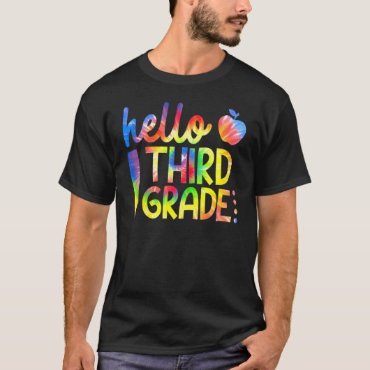 絞り染めこんにちは3年生チーム3年生Sに戻る Tシャツ (正面)