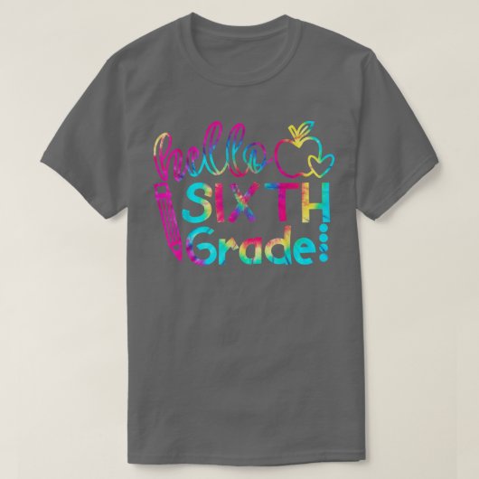 絞り染めこんにちは6年生チーム6年生Sに戻る Tシャツ (デザイン正面)
