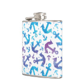 絞り染めのいかりパターン2 フラスク (左)