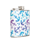 絞り染めのいかりパターン2 フラスク (右)