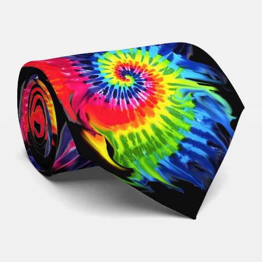 絞り染めのタイ! ネクタイ (ロール)