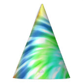 絞り染めのパーティーの帽子 パーティーハット (左)