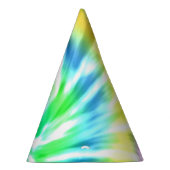 絞り染めのパーティーの帽子 パーティーハット (右)