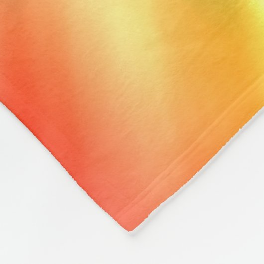 絞り染めのピースサインのデザインのフリースブランケット フリースブランケット (角)