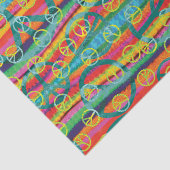 絞り染めのピースサイン 薄葉紙 (詳細)