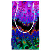 絞り染めのフラクタル スモールペーパーバッグ (正面)