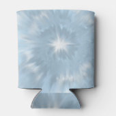 絞り染めのポップ・アートの溝付き缶はデニム色で涼しい 缶クーラー (裏面)