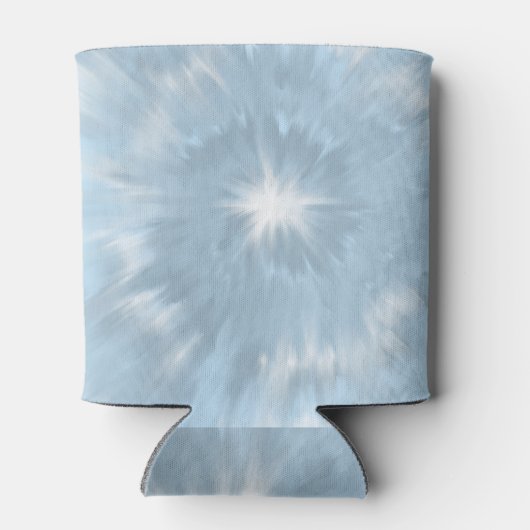 絞り染めのポップ・アートの溝付き缶はデニム色で涼しい 缶クーラー (裏面)