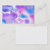 絞り染めの水彩画の名刺 名刺 (正面/裏面)