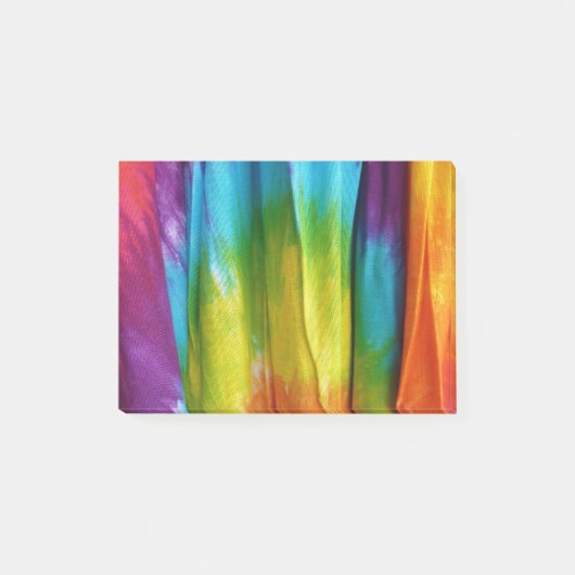 絞り染めの生地のプリント ポストイット (正面)