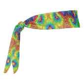 絞り染めの空のヴィンテージのフラクタルの万華鏡のように千変万化するパターン タイヘッドバンド (回転270)