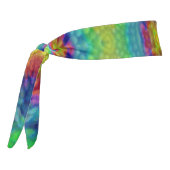 絞り染めの空のヴィンテージのフラクタルの万華鏡のように千変万化するパターン タイヘッドバンド (回転270)