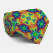 絞り染めの空のヴィンテージのフラクタルの万華鏡のように千変万化するパターン ネクタイ (ロール)