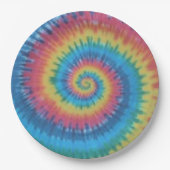 絞り染めの紙皿 ペーパープレート (正面)