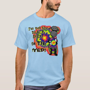 絞り染めの羊 Tシャツ