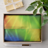 絞り染めの虹パターン 薄葉紙 (ギフト)