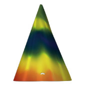 絞り染めの螺線形-パーティーの帽子 パーティーハット (右)