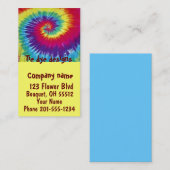 絞り染めは名刺を設計します 名刺 (正面/裏面)