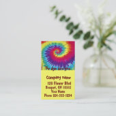 絞り染めは名刺を設計します 名刺 (スタンド正面)