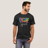 絞り染めアンコールスクワッド先生感謝の気持ち Tシャツ (正面フル)