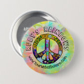 絞り染めアートとボヘミアン懸垂事業 缶バッジ (正面&裏面)