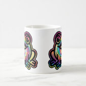 絞り染めカエル コーヒーマグカップ (中央)