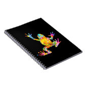 絞り染めカエル ノートブック (右側)