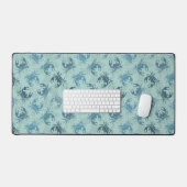 絞り染めカニの柄 デスクマット (キーボード&マウス)