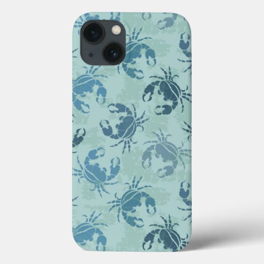 絞り染めカニの柄 Case-Mate iPhoneケース (裏面)