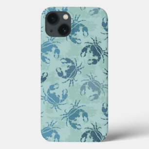 絞り染めカニ類 iPhone 13ケース