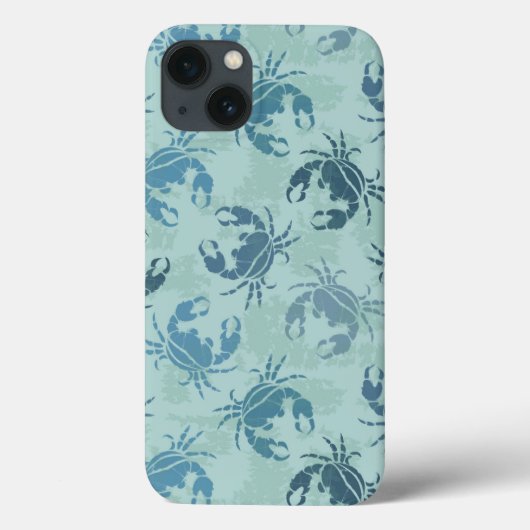 絞り染めカニ類 Case-Mate iPhoneケース (裏面)