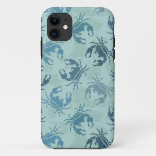 絞り染めカニ類 iPhone 11 ケース