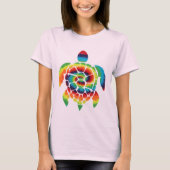 絞り染めカメTシャツ Tシャツ (正面)