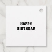 絞り染めカラフルアートギフトラベル フェイバータグ (裏面)