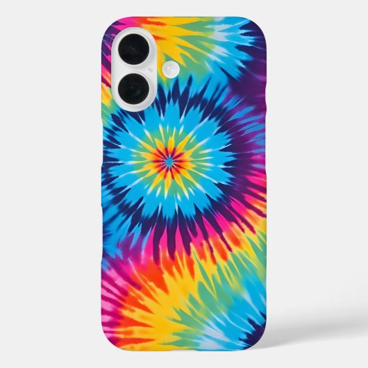 絞り染めカラフルアートiPhoneケース Case-Mate iPhoneケース (裏面)