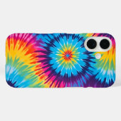 絞り染めカラフルアートiPhoneケース Case-Mate iPhoneケース (裏面 (横))