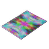 絞り染めカラフルスタイルアート ノートブック (左側)